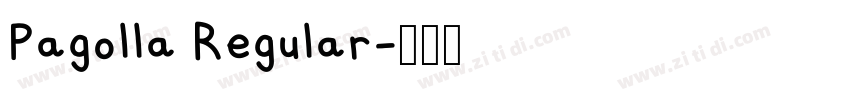 Pagolla Regular字体转换